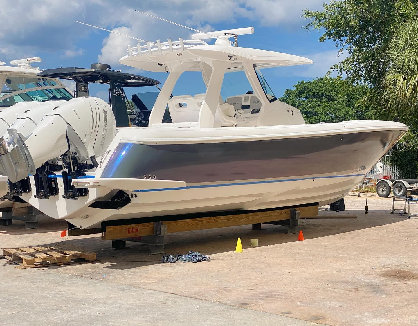 Custom boat wrap design process
