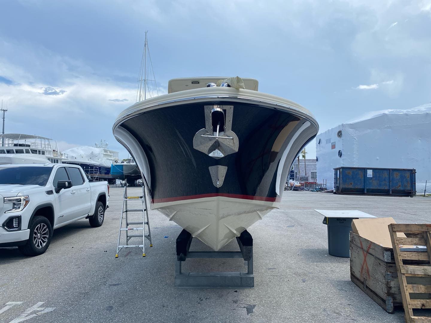 Premium yacht with armor wraps for durability