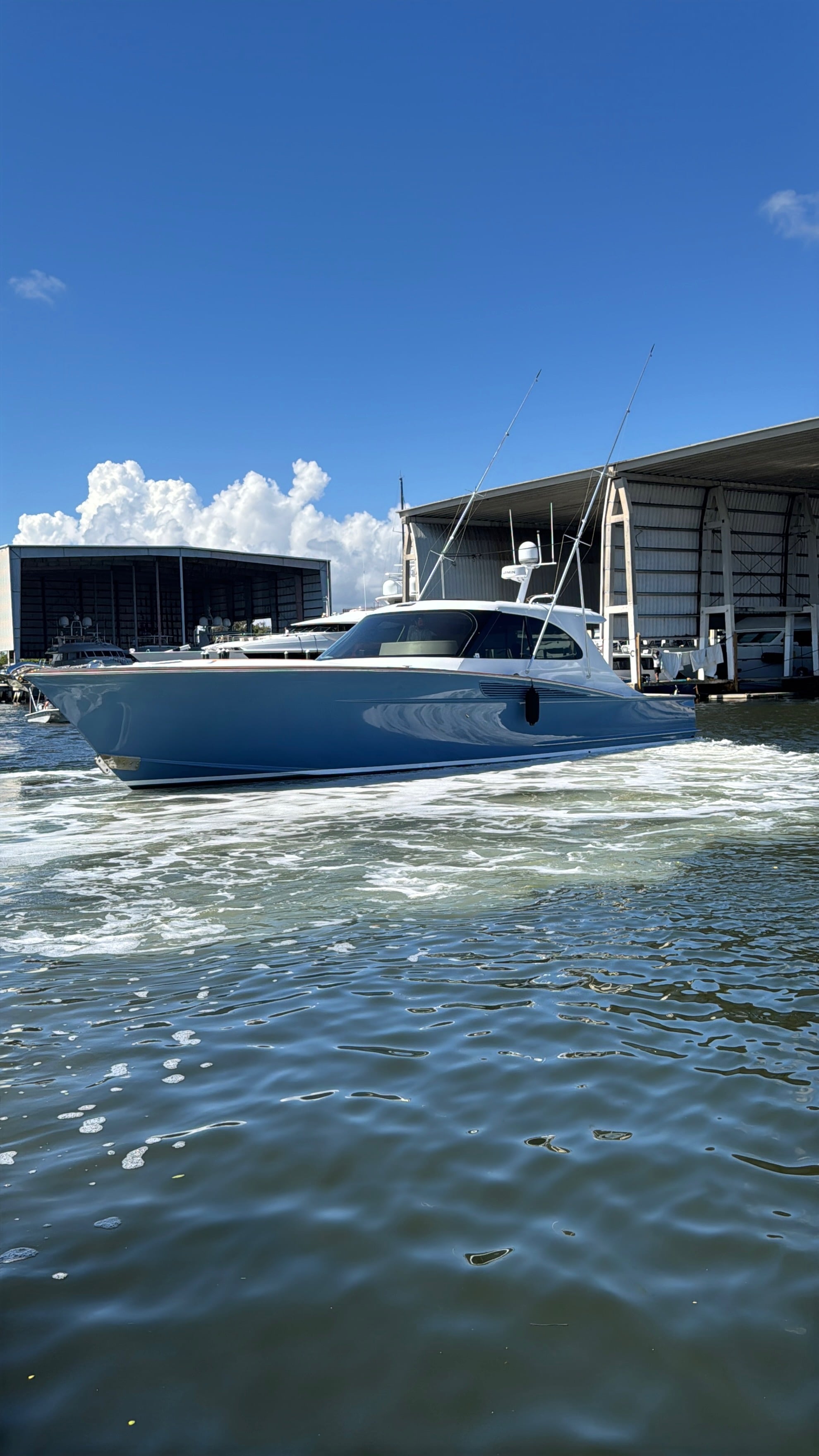 Ocean Wraps marine specialists working on a vessel