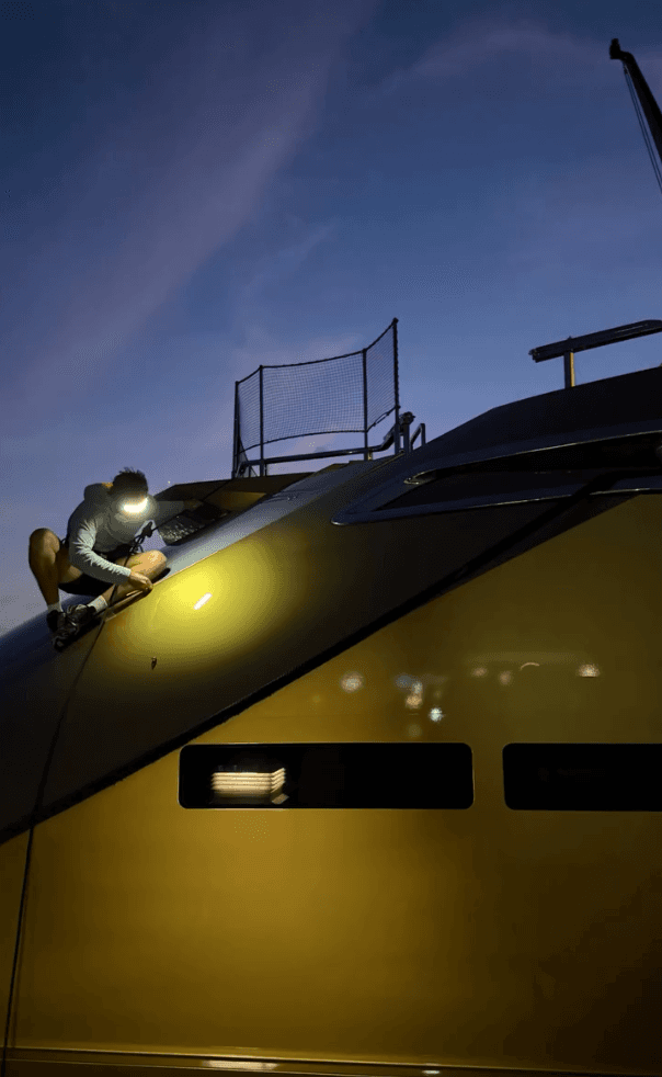 Utopia IV Yacht Wrap | Don Julio 1942 Gold Metallic World Cup Project