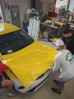 Ocean Wraps TikTok video: #wrapping #carwraps