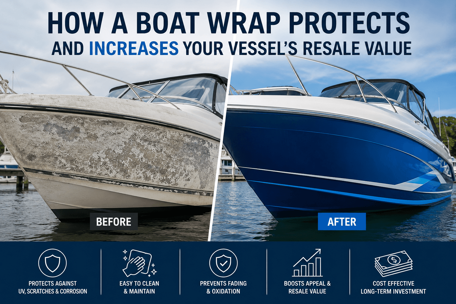 How a Boat Wrap Protects and Increases Your Vessel's Resale Value