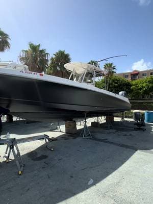 Ocean Wraps TikTok video: @EVOLV colored ppf. The color on this one is crazy No mater the size of boat, protect it